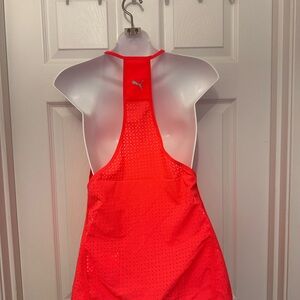 PUMA Women’s Punch Tank Bright Plasma Neon Pink Racerback DryCell XS NWT